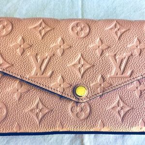 Louis Vuitton Monogram Pochette Felicie Pink Bag